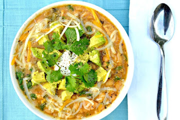 Chicken Chili Verde with Avocado