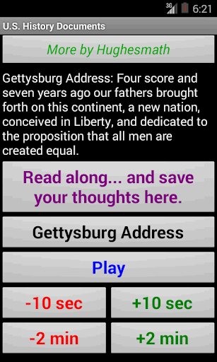 【免費教育App】Listen Read US Hist Documents-APP點子