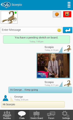 V4Buddies - chat draw share