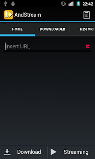 AndStream - Streaming Download