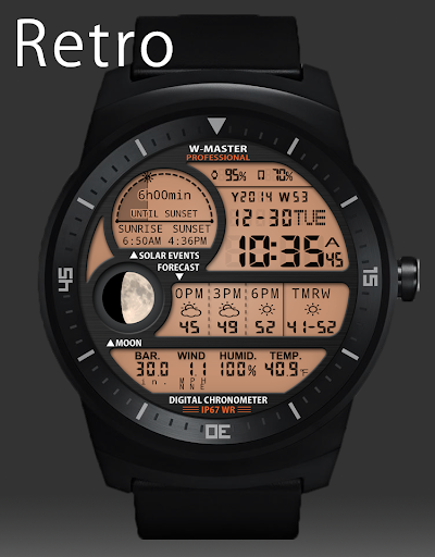 【免費生活App】F04 WatchFace for LG G Watch R-APP點子