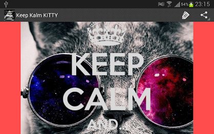 Keep Calm KITTY poster 12