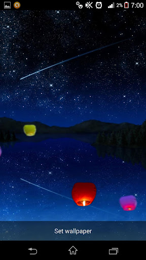 【免費個人化App】Flying Lanterns Live Wallpaper-APP點子