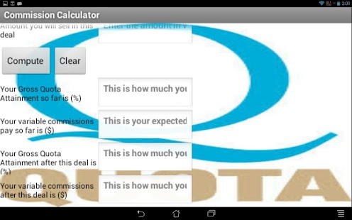 How to download Quick Commissions Calculator patch 1.5 apk for bluestacks