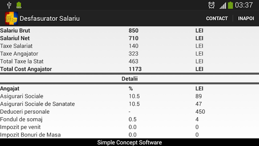 【免費生產應用App】Salary in Romania Plus-APP點子