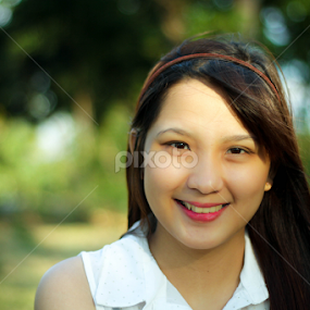 The Smile by Nathan Basan - People Portraits of Women
