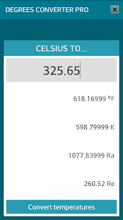 Degrees Converter PRO Screenshots 7 Degrees Converter PRO Screenshots 7