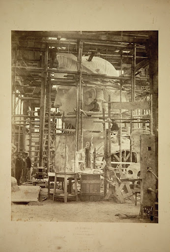 Mold of the Statue of Liberty's head