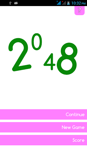 2048 Number Puzzle Game