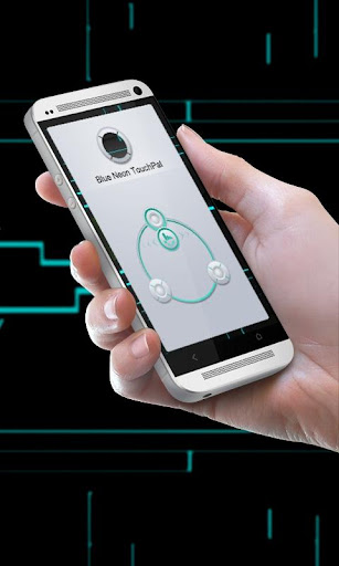 免費下載個人化APP|藍色霓虹燈 TouchPal Theme app開箱文|APP開箱王