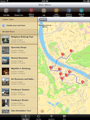 【免費旅遊App】Salzburg Map and Walks-APP點子