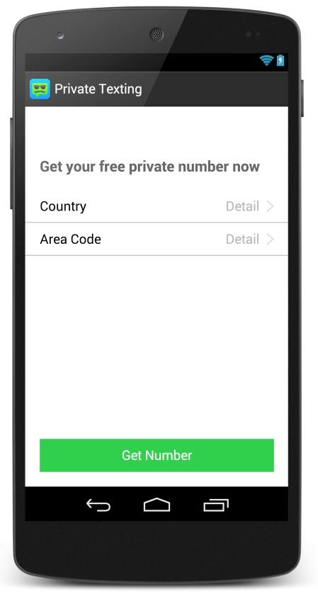 Anonymous Texting Screen 2