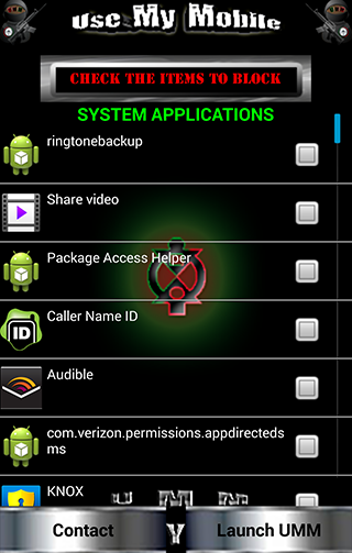 UMM - My Cell is Broken Excuse Screen 2
