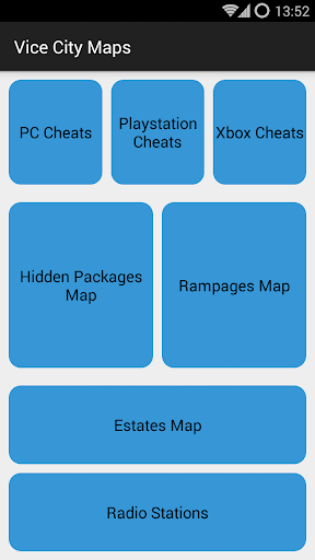 Vice City Cheats and Maps