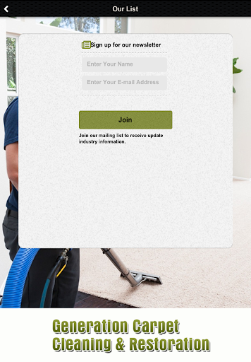 【免費商業App】Generation Carpet Cleaning-APP點子