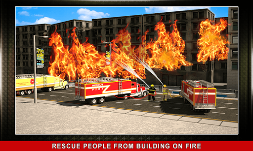 911 Rescue Fire Truck 3D Sim (Unlocked)