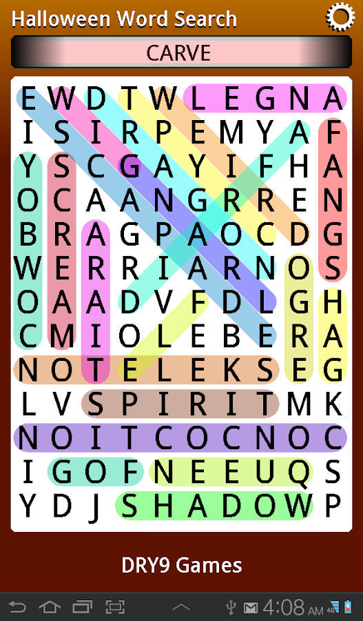Halloween Word Search - Android Apps on Google Play