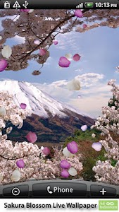 Sakura Blossom Live Wallpaper screenshot 0