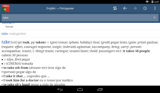 Collins Portuguese Dictionary(圖5)-速報App