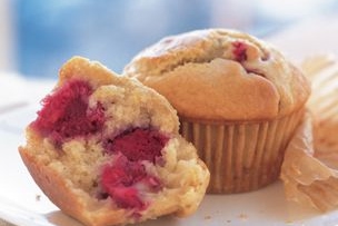 Easy Raspberry-Lemon Muffins