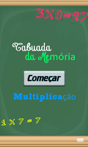 Tabuada Memória Multiplicação