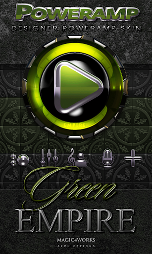 Poweramp skin Green Empire