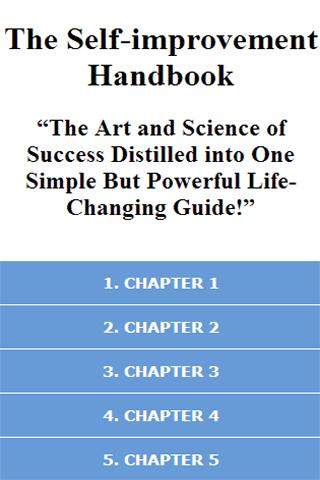 The Self-improvement Handbook