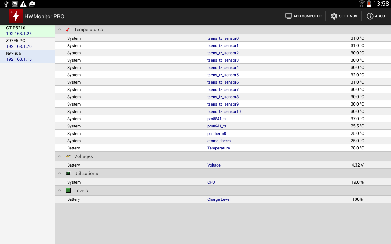 HWMonitor PRO Android Apps on Google Play