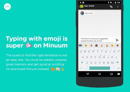 Minuum Keyboard Free + Emoji