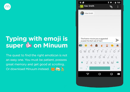 Minuum Keyboard Free + Emoji(圖3)-速報App