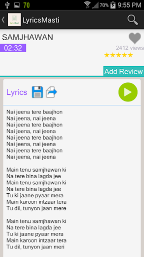 Main Tenu Samjhawan Ki Lyrics In Hindi Download