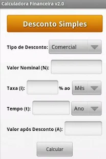 Calculadora Financeira - screenshot thumbnail