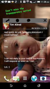 Free SMS One Click Reply Popup Text APK for Android