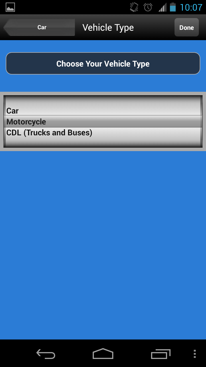 US DMV Driving Tests Screen 3