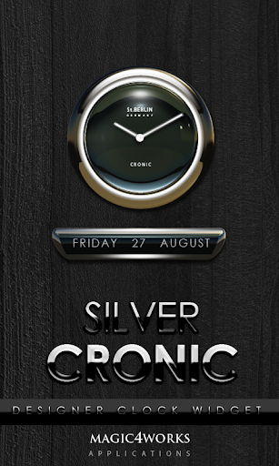 Cronic designer Clock Widget