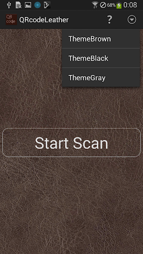 QRcode Leather Theme