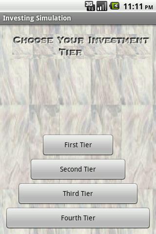 Investing Simulator Screen 2