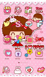 I love you Theme-ZERO launcher poster 1