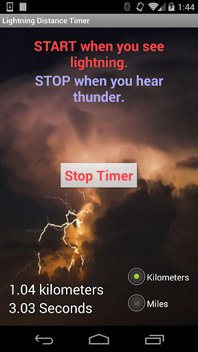 【免費工具App】Lightning Distance Timer-APP點子