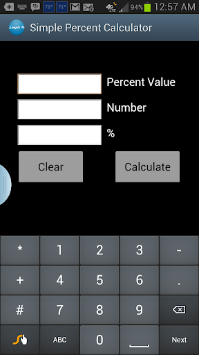 【免費生活App】Percent Calculator for Smart-APP點子