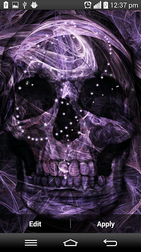 【免費個人化App】Skulls Live Wallpaper-APP點子