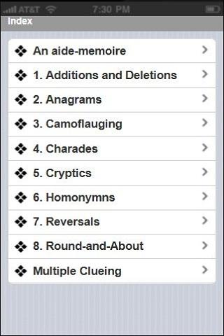 Enigma - Crossword Solver Screen 2