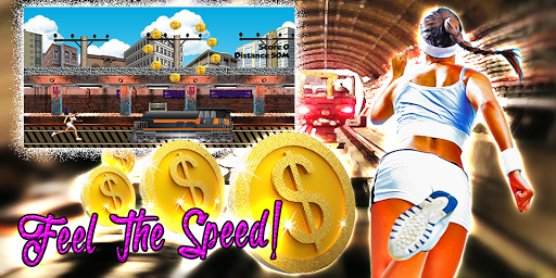 【免費動作App】Subway Train Girl Gold Run-APP點子