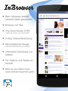 InBrowser - Inkognito Surfen Screenshot