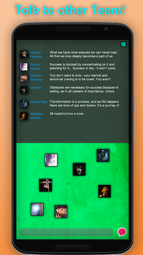Android application Teen Chat Room screenshort