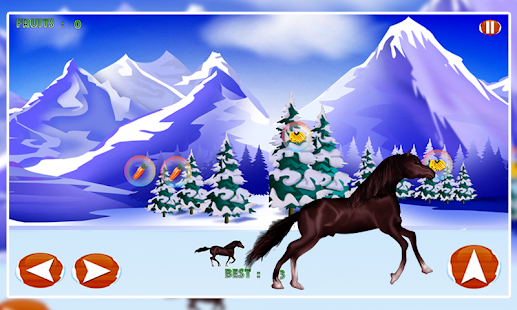 Free Snow Valley Horse Race + APK