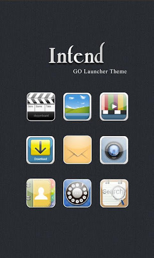 Intend GO Launcher Theme