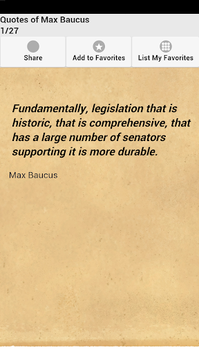 Quotes of Max Baucus