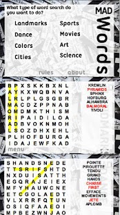 MAD Words - Word Search Game Screenshots 0