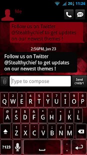 How to mod GO SMS Evil Red Theme lastet apk for pc